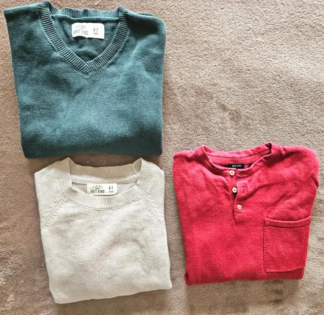 3 Jersey de punto para niño/a Talla 6-7
