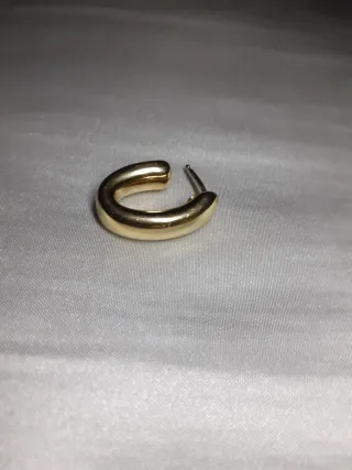 Pendiente Aristocrazy suelto oro y plata