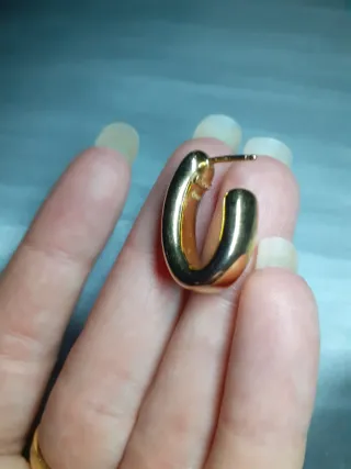 Pendiente Aristocrazy suelto oro y plata