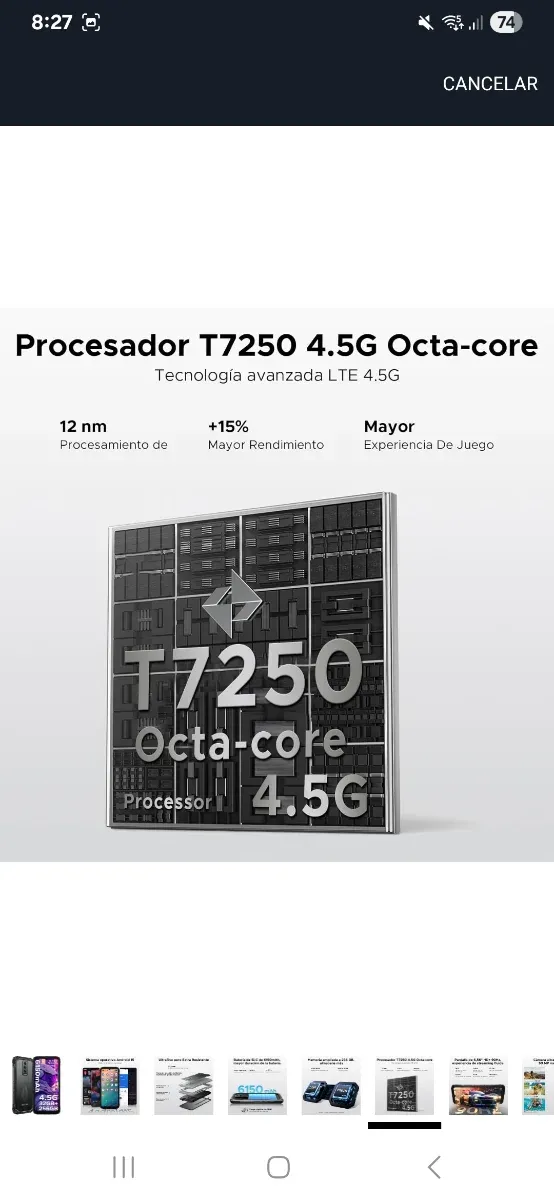 DOOGEE Móvil 256GB Negro/Gris NUEVO