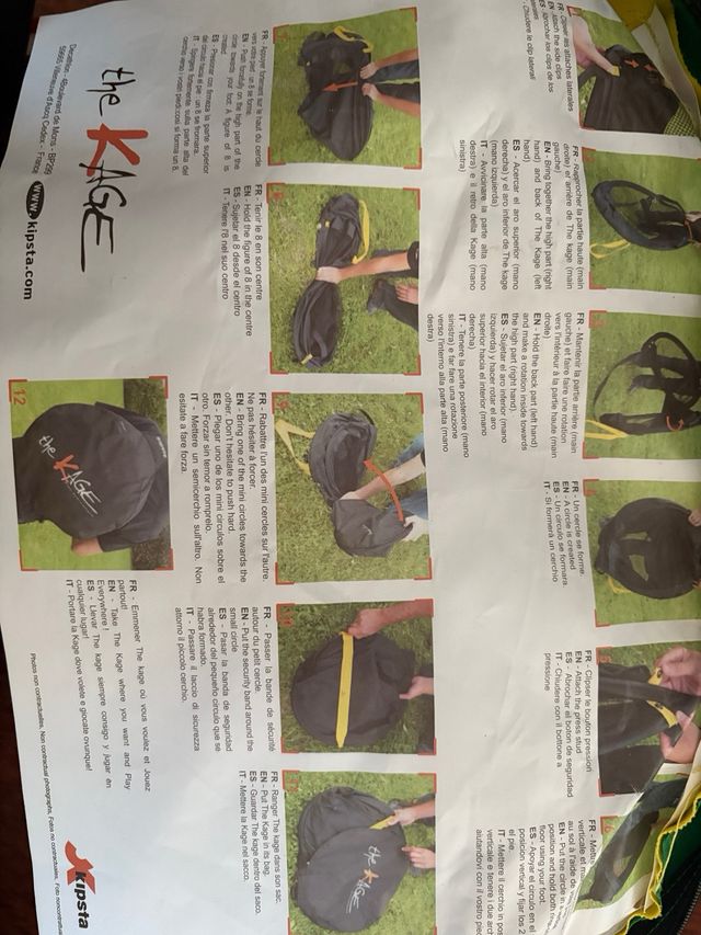 Portería Fútbol Plegable The Kage. está sin usar ,