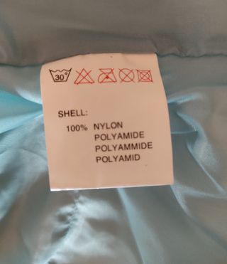 Anorak de plumas Cony Azul Cielo Talla XS