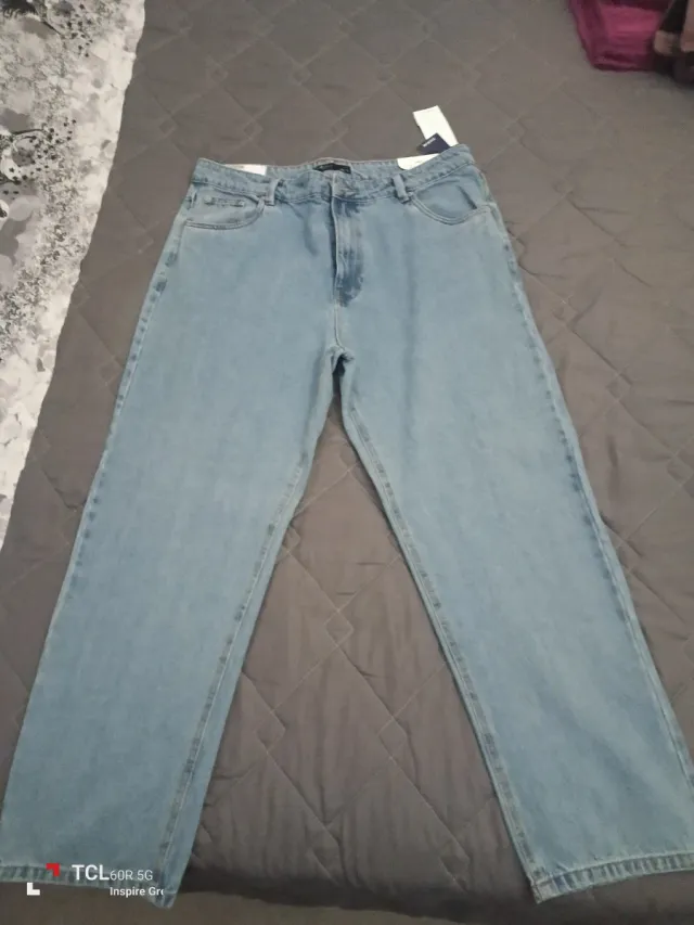 Jeans Uomo Blu baggy
