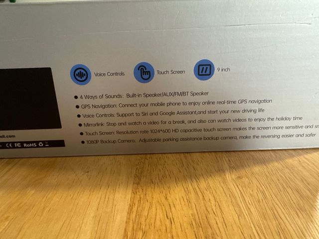 Schermo per Auto 9 Pollici Carplay Android Auto