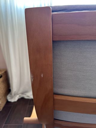 Sillón relax Ikea madera