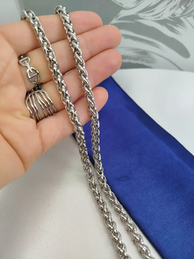 Lode joya de acero inoxidable