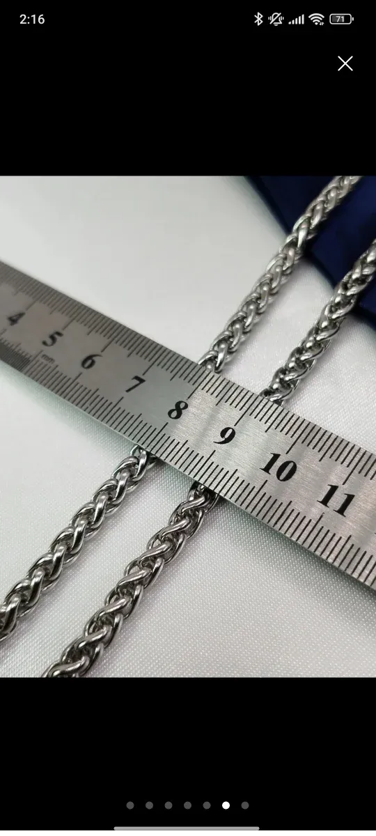 Lode joya de acero inoxidable