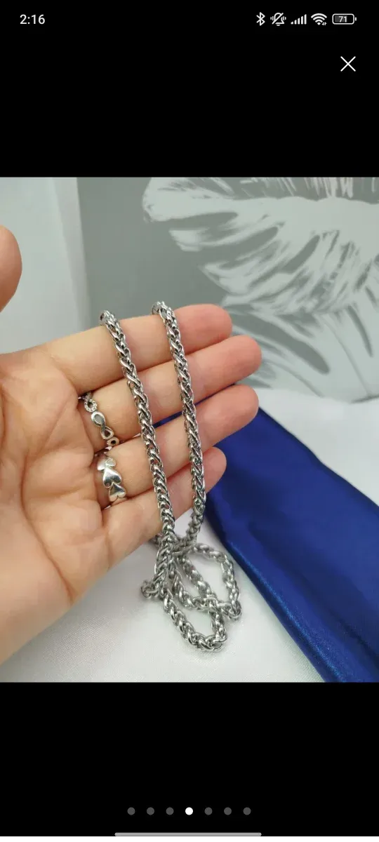 Lode joya de acero inoxidable