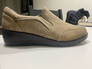 Mocasines Mujer Beige Talla 37 Nuevos