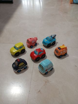 Lote 7 coches de juguete para bebés