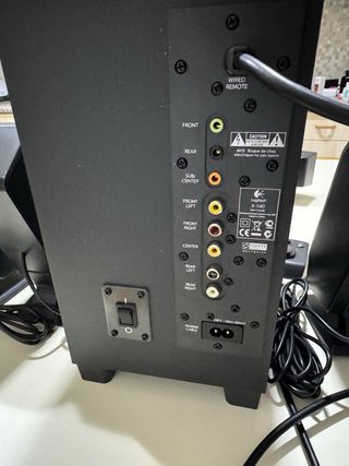 Sistema Altavoces 5.1 Logitech Negro