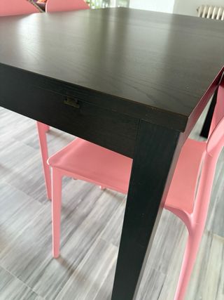 Mesa Ikea Extensible Marrón