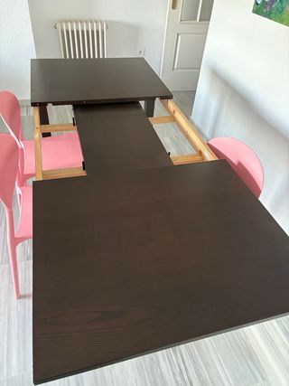 Mesa Ikea Extensible Marrón