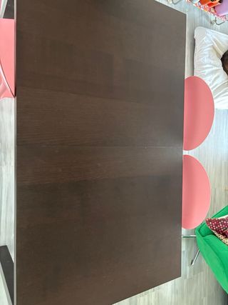 Mesa Ikea Extensible Marrón