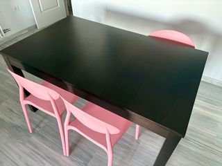 Mesa Ikea Extensible Marrón