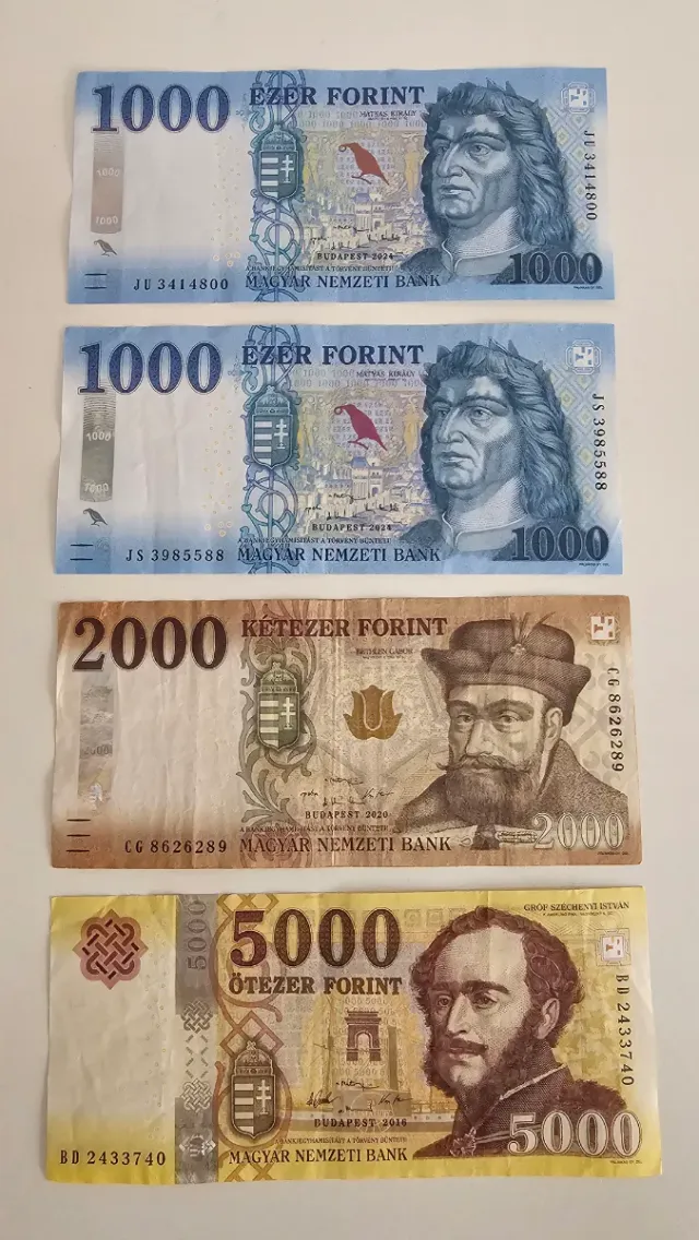 Billetes Hungria - Forintos húngaros