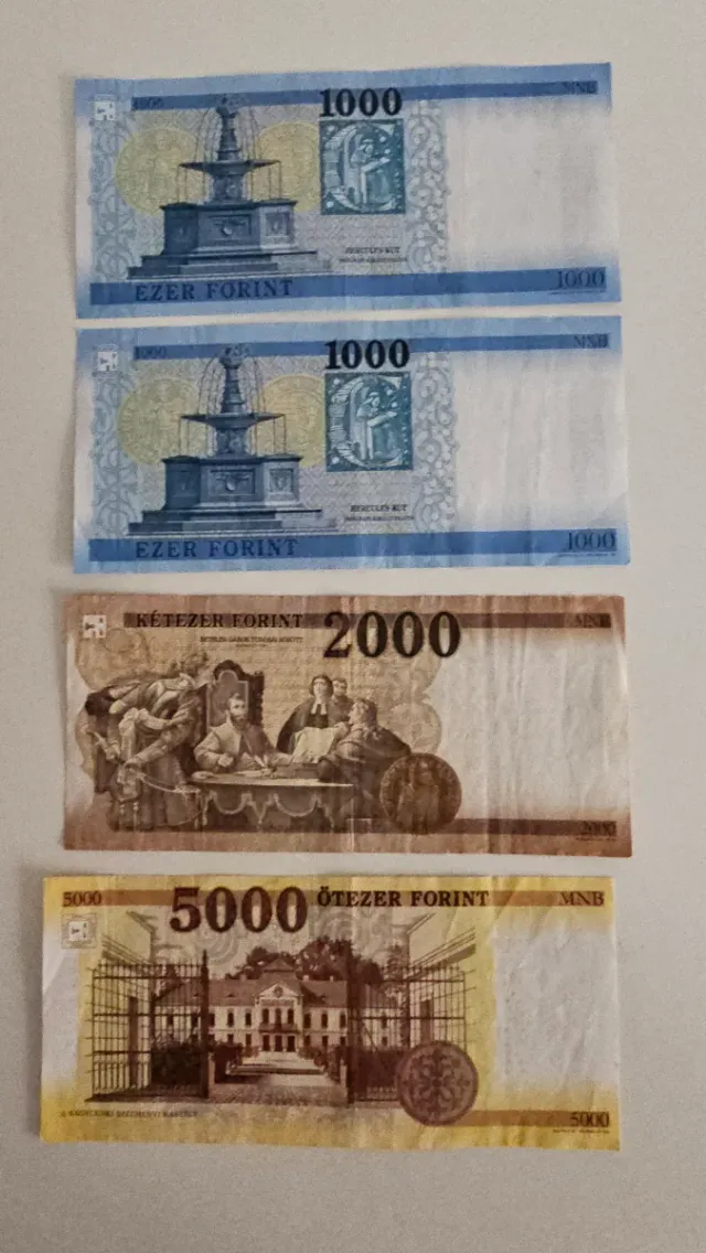 Billetes Hungria - Forintos húngaros