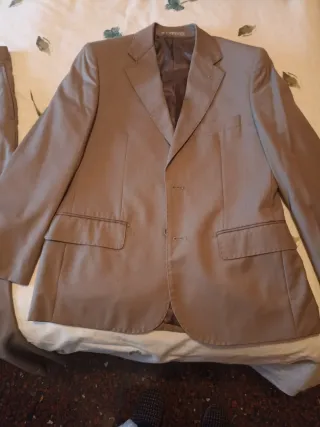 Traje de hombre beige/marrón