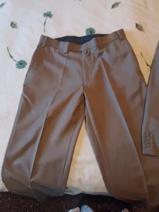 Traje de hombre beige/marrón