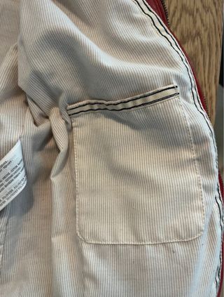 Cazadora Piel Roja Massimo Dutti XL-lee descripc.