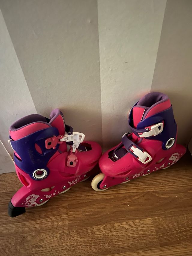 Patines en línea rosas y morados TALLA 28/29/30
