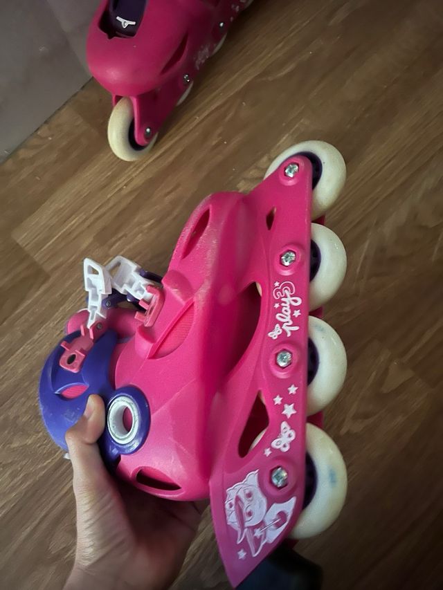 Patines en línea rosas y morados TALLA 28/29/30