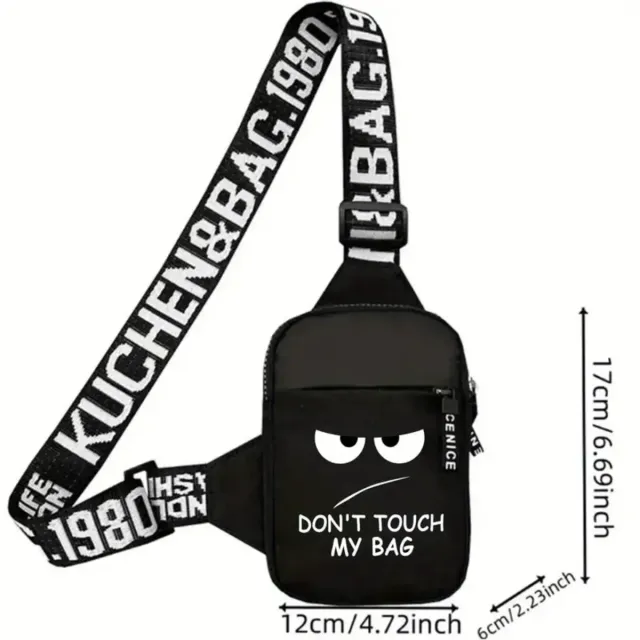 Riñonera Bandolera Kuchenbag 1980 Negra