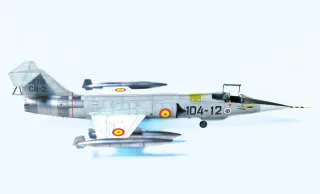 Maqueta F104 Starfighter 1/72 Ejército Aire