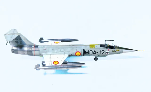 Maqueta F104 Starfighter 1/72 Ejército Aire