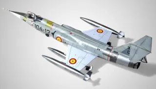 Maqueta F104 Starfighter 1/72 Ejército Aire