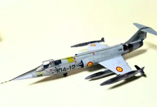 Maqueta F104 Starfighter 1/72 Ejército Aire