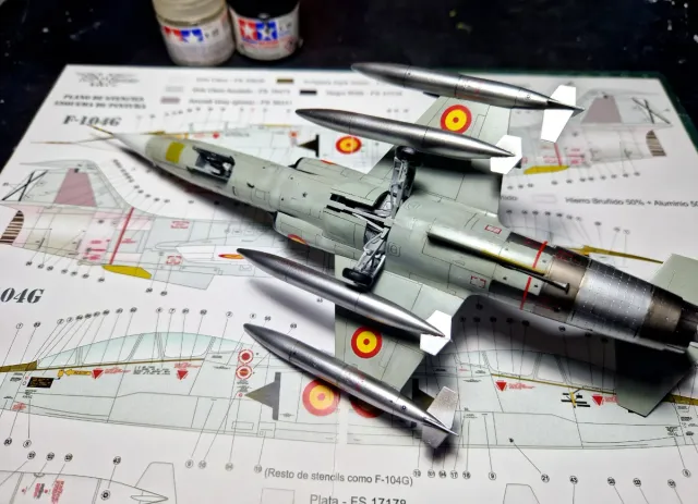 Maqueta F104 Starfighter 1/72 Ejército Aire