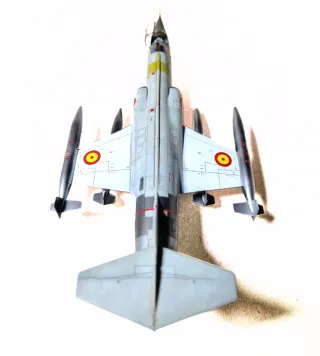Maqueta F104 Starfighter 1/72 Ejército Aire