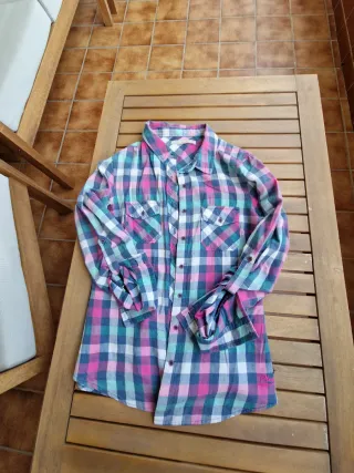Camisa cuadros mujer