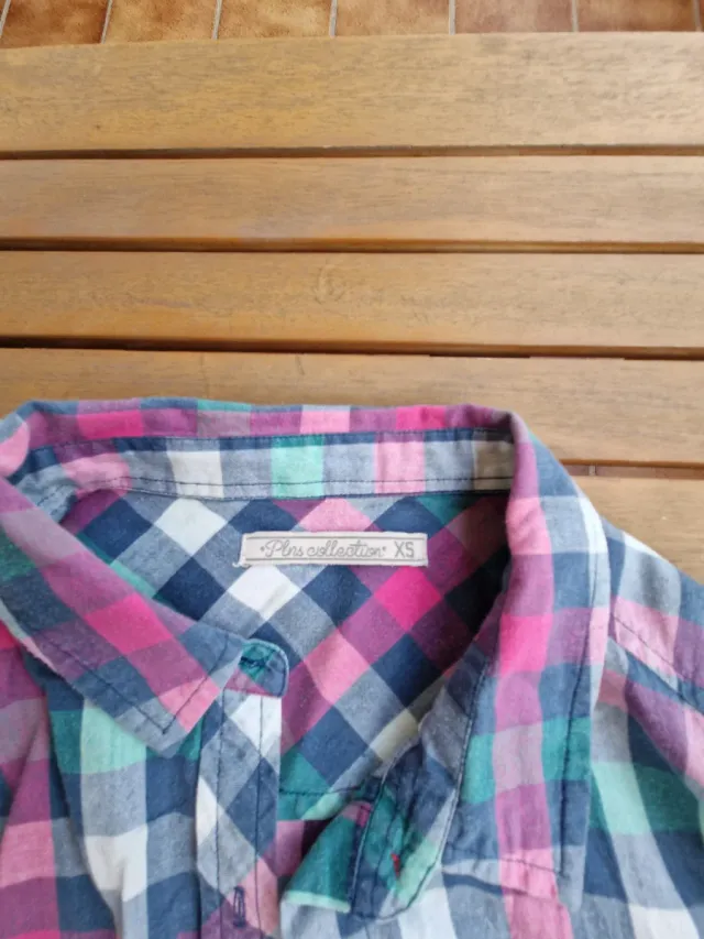 Camisa cuadros mujer