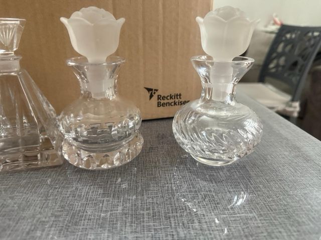 Set 5 Bottiglie Profumo Cristallo