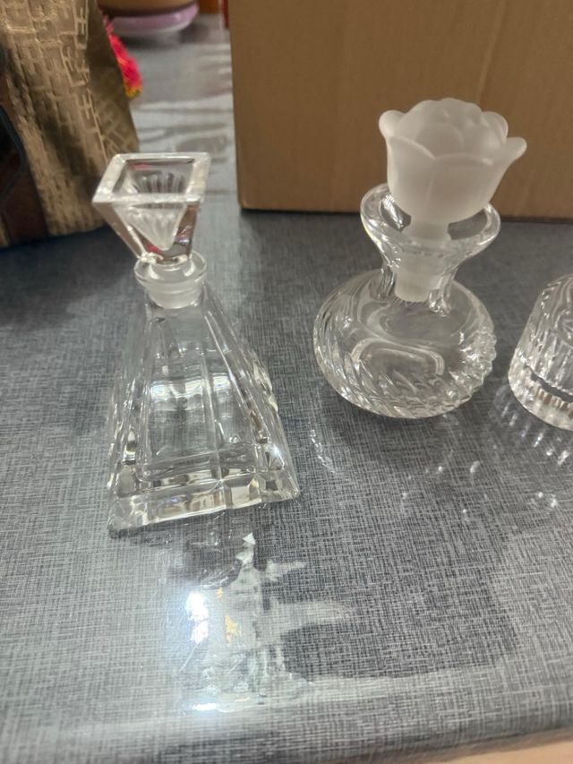 Set 5 Bottiglie Profumo Cristallo