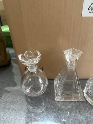 Set 5 Bottiglie Profumo Cristallo