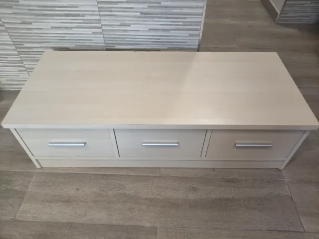 Mueble TV madera 3 cajones