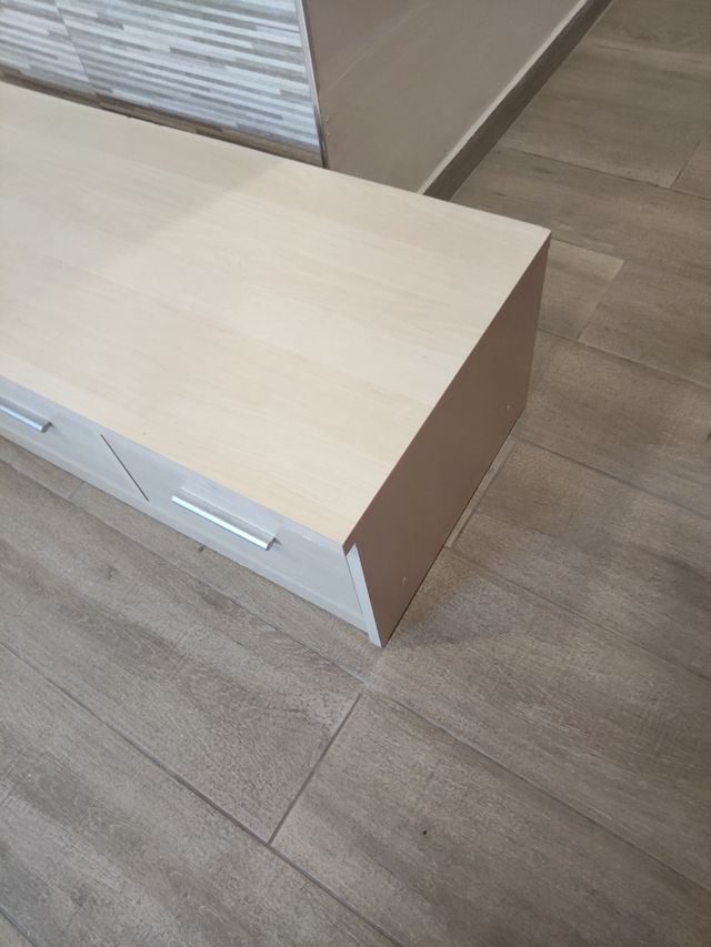 Mueble TV madera 3 cajones