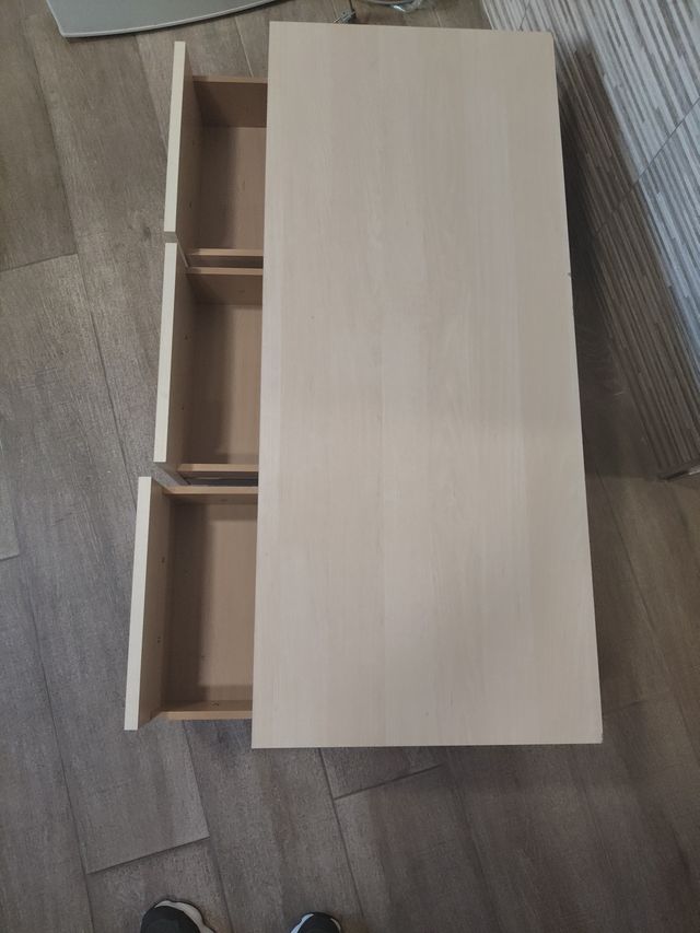 Mueble TV madera 3 cajones