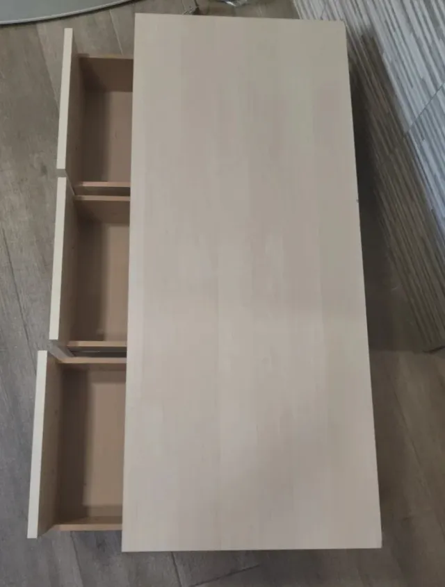 Mueble TV madera 3 cajones