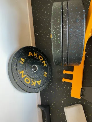 Discos Olímpicos Bumper AkOn 120Kg