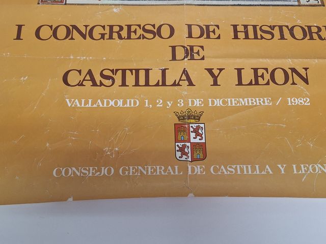 Cartel I Congreso Historia Castilla y León 1982