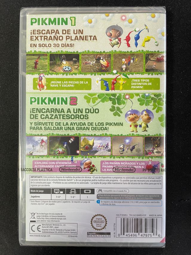 SWITCH - PIKMIN 1 + 2 - PRECINTADO PAL ESPAÑA
