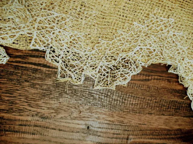 Colcha de red artesanal