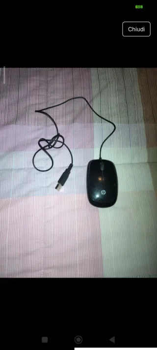 Mouse HP USB Nero
