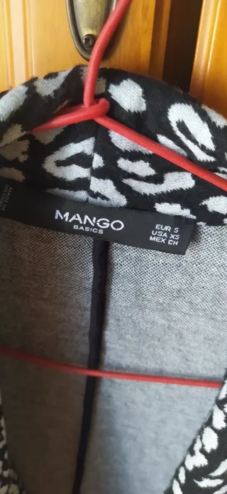 Chaqueta Mango Estampado Leopardo Talla S