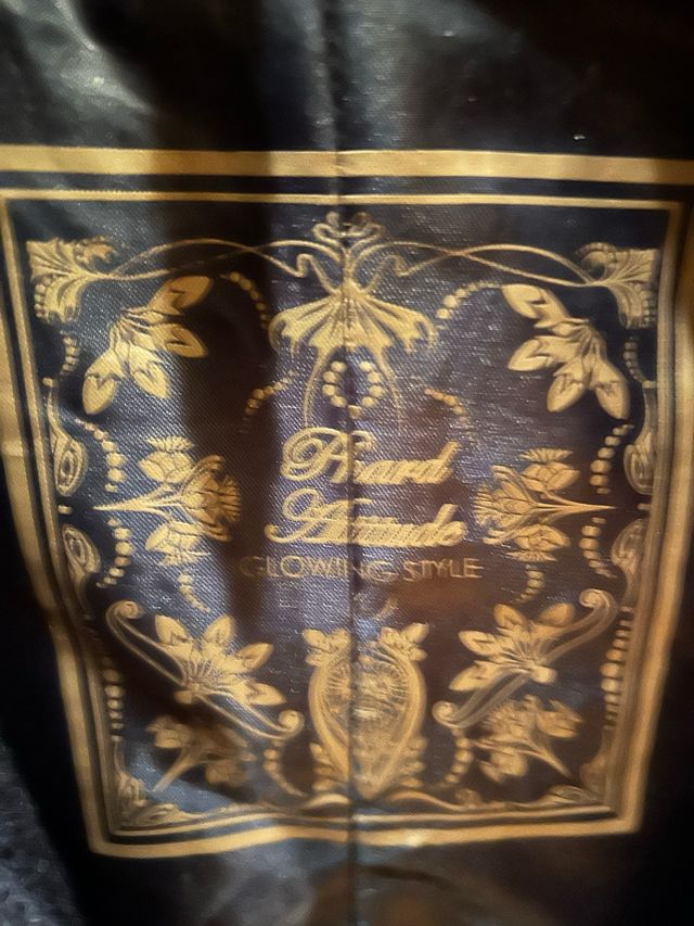 Giacca donna blu con collo in maglia