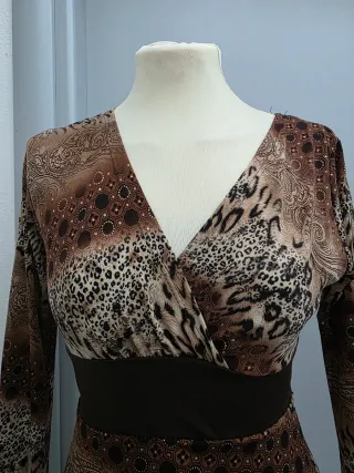 Maglia donna fantasia animalier